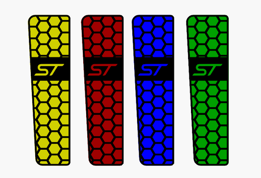 Car Enhancements UK - Dead Pedal (Multiple Designs & Colours) - Ford Focus MK2 / 2.5 All Models (2004-2010)