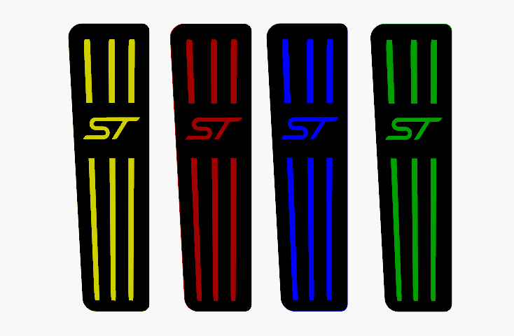 Car Enhancements UK - Dead Pedal (Multiple Designs & Colours) - Ford Puma MK2 All Models (2020-Present)