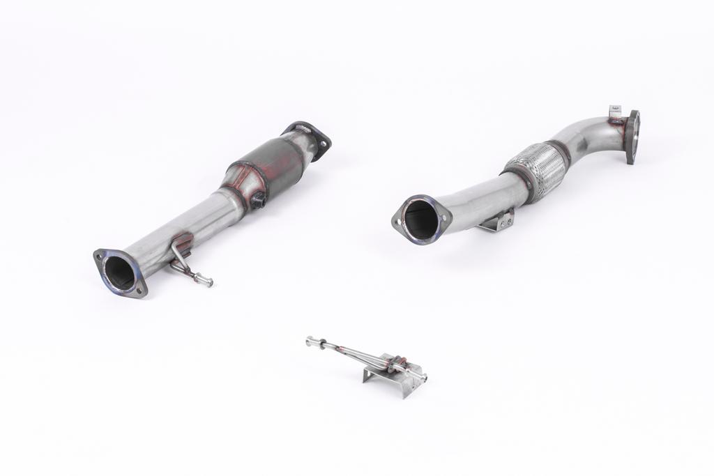 Large Bore Downpipe and Hi-Flow Sports Cat For Fitment to 2.75 Cat Back Systems Only. Requires a stage 2 ECU remap